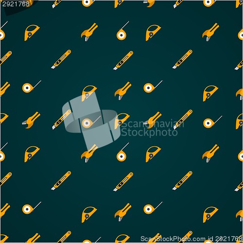 Image of Vector background for linoleum flooring tools.