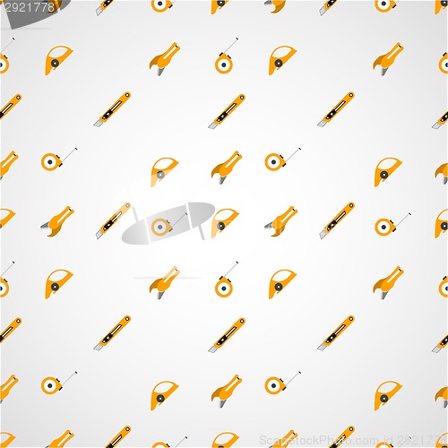 Image of Vector background for linoleum flooring tools.