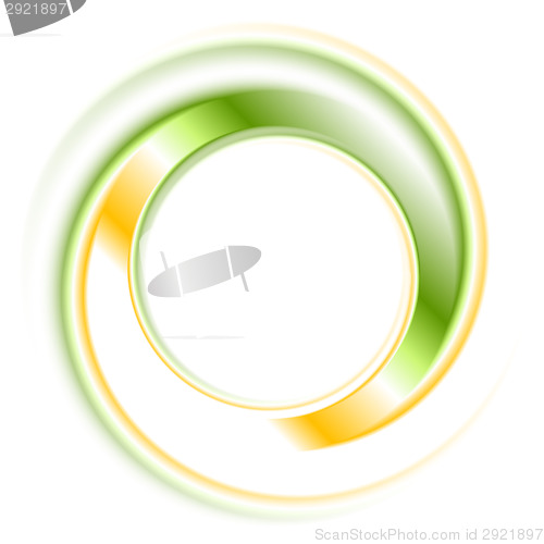 Image of Abstract bright logo ring
