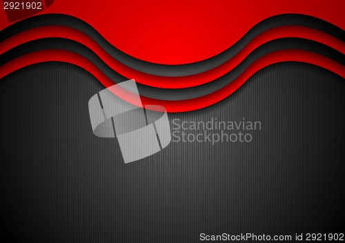 Image of Abstract wavy corporate background