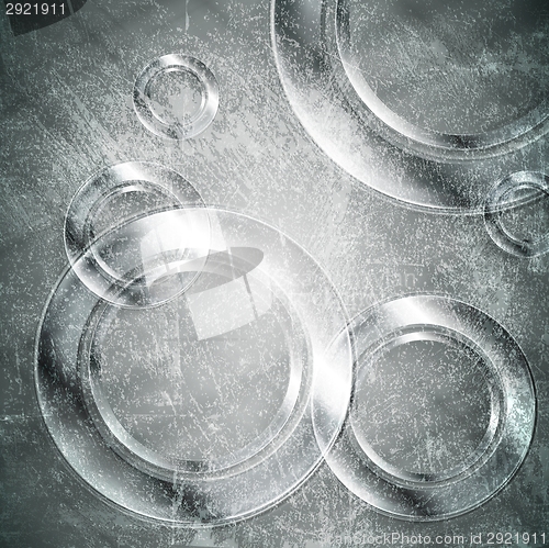 Image of Grunge tech vector background
