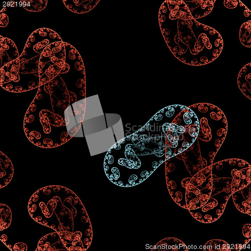 Image of growth of bacteria