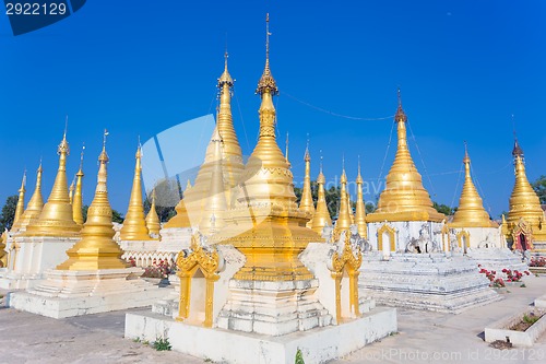 Image of Ancient buddhist temple, Pindaya, Burma, Myanmar.