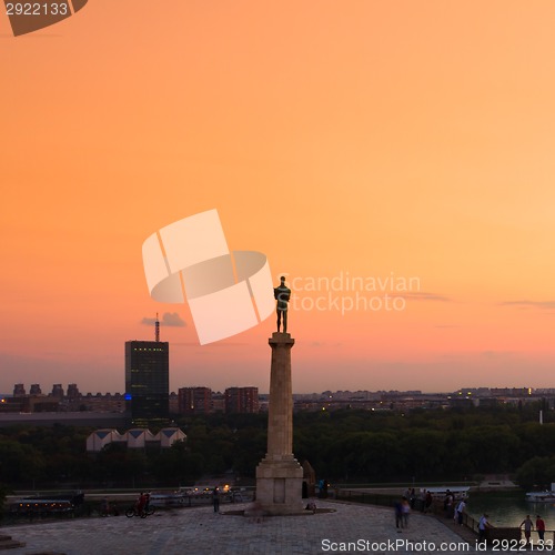 Image of Statue of Victor, Belgrade, Serbia.