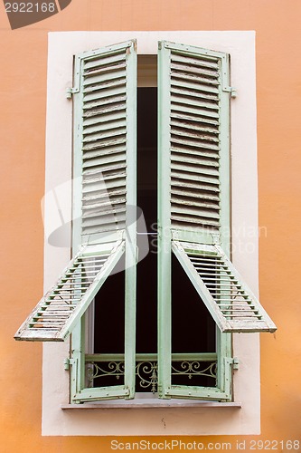 Image of Rustic window shuters.