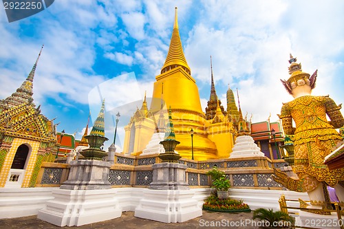 Image of Wat Phra Kaew temple, Bangkok, Thailand.