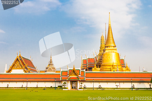 Image of Thailand, Bangkok,  Wat Phra Kaew temple.