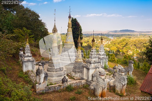 Image of Ancient buddhist temple, Pindaya, Burma, Myanmar.