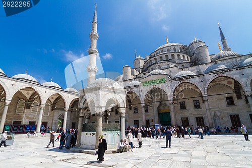 Image of Sultanahmet blue Mosque in Istanbul, Turkey