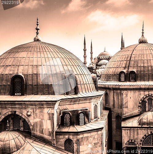 Image of Blue ( Sultan Ahmed ) Mosque, Istanbul, Turkey