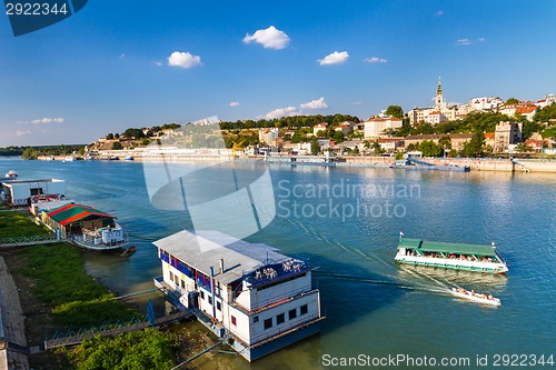 Image of Panorama of Belgrade, Serbia, Yugoslavia.