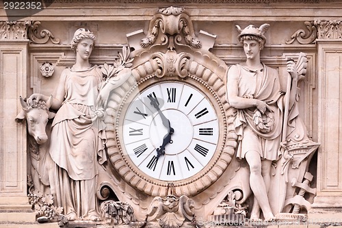 Image of Vintage medieval ornate clock.