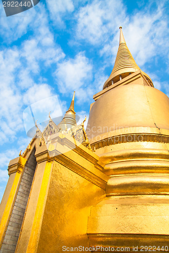 Image of Thailand, Bangkok,  Wat Phra Kaew temple.