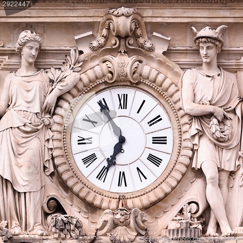 Image of Vintage medieval ornate clock.