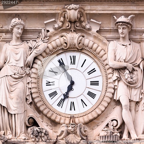 Image of Vintage medieval ornate clock.