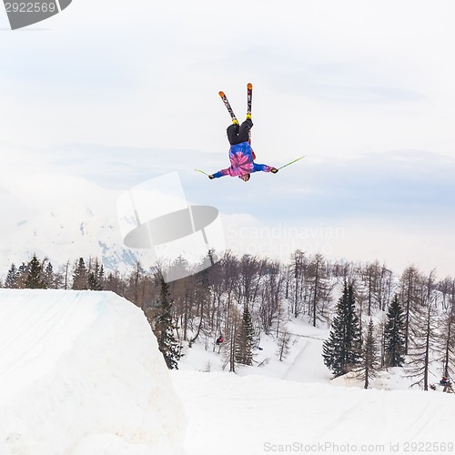 Image of Free style skier.