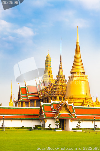 Image of Thailand, Bangkok,  Wat Phra Kaew temple.