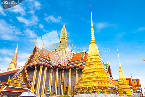 Image of Thailand, Bangkok,  Wat Phra Kaew temple.