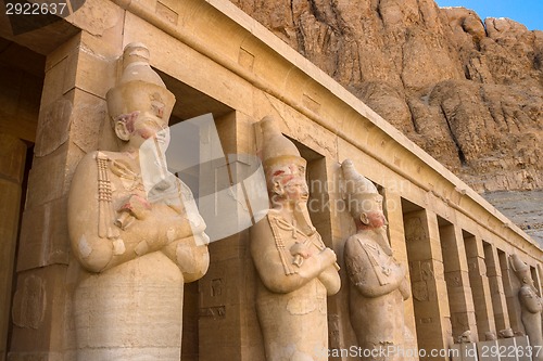 Image of Statues of Queen Hatshepsut in Luxor (Thebes), Egypt.