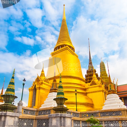 Image of Wat Phra Kaew temple, Bangkok, Thailand.