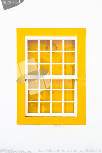 Image of Colorful vintage window.