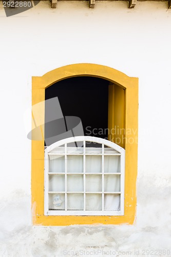 Image of Colorful vintage window.