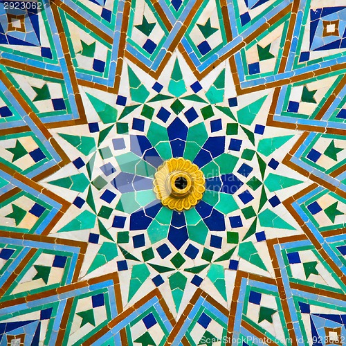 Image of Arabic mosaic detail