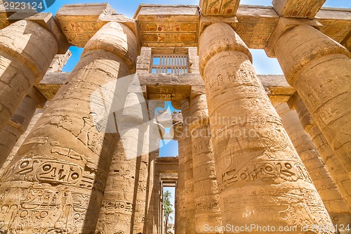 Image of Temple of Karnak (ancient Thebes). Luxor, Egypt