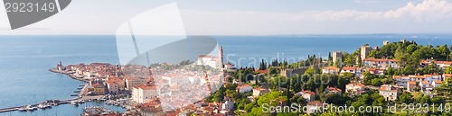 Image of Picturesque old town Piran - Slovenia.