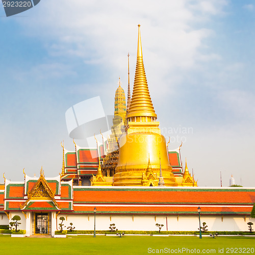 Image of Thailand, Bangkok,  Wat Phra Kaew temple.