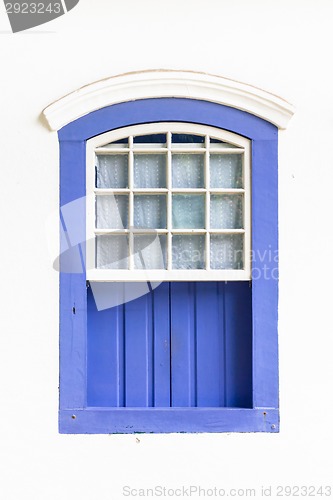 Image of Colorful vintage window.