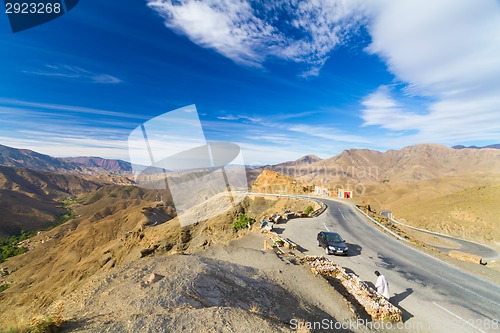 Image of Morocco, High Atlas Mountains, Tizi N'Tichka pass.