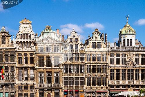 Image of Buildings of Grand Place, Brussels, Belgium