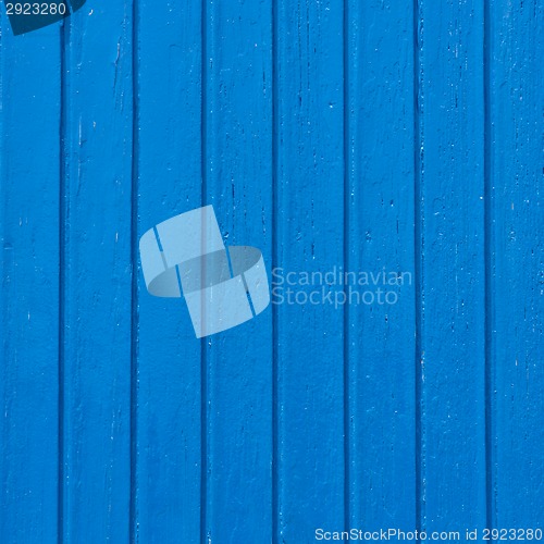 Image of Old wooden blue shutter