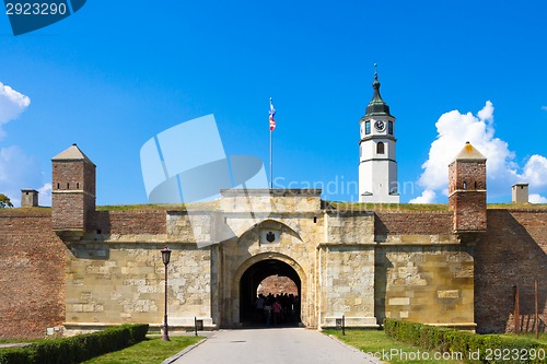 Image of Kalemegdan Fortress in Belgrade, capital of Serbia.