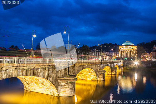 Image of Panorama of Turin, Italy.