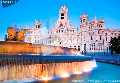 Image of Plaza de Cibeles, Madrid, Spain.