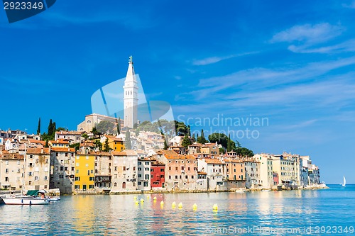 Image of Coastal town of Rovinj, Istria, Croatia.
