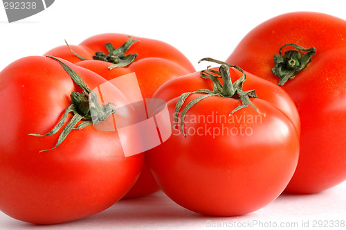 Image of Four tomatoes