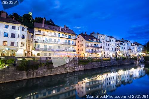 Image of Romantic medieval Ljubljana, Slovenia, Europe.