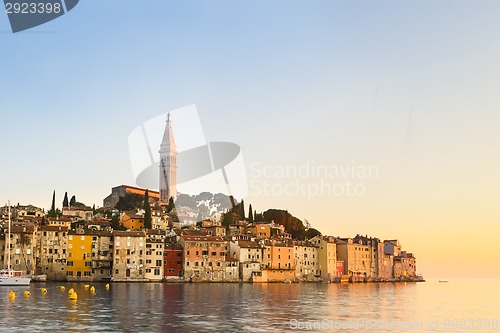 Image of Coastal town of Rovinj, Istria, Croatia.