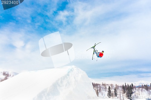 Image of Free style skier.