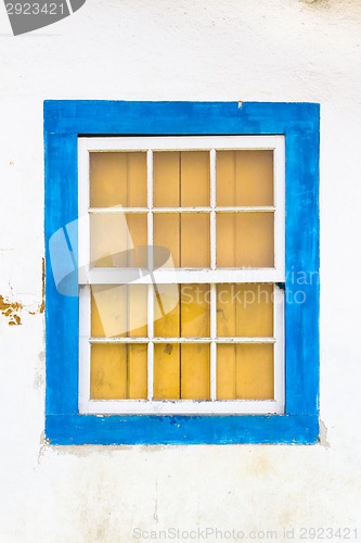 Image of Colorful vintage window.