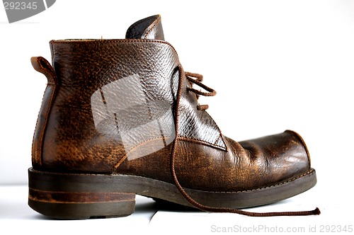 Image of A brown boot