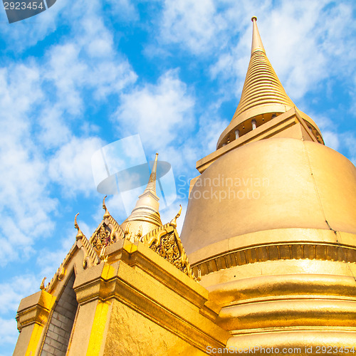 Image of Thailand, Bangkok,  Wat Phra Kaew temple.