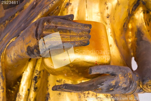 Image of Buddha detail.