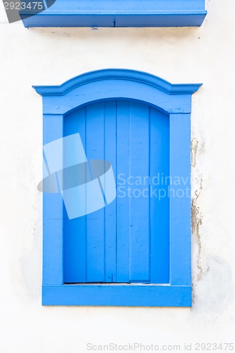 Image of Colorful vintage window.