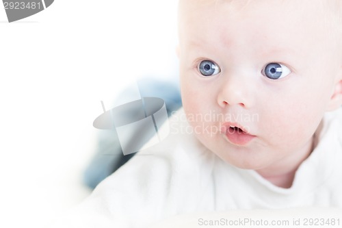 Image of Baby with blue eyes