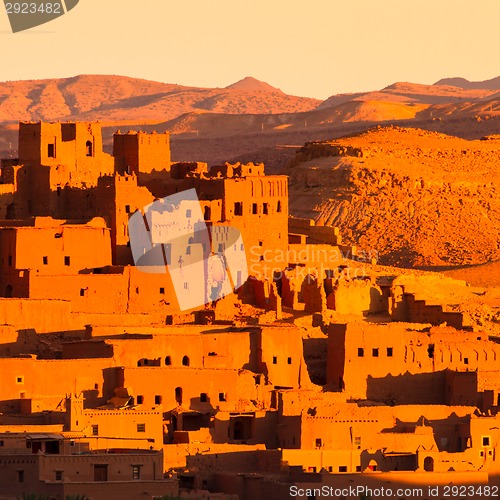 Image of Ait Benhaddou, Ouarzazate, Morocco.