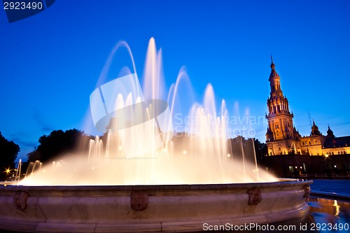 Image of Plaza de Espana in Seville, Spain